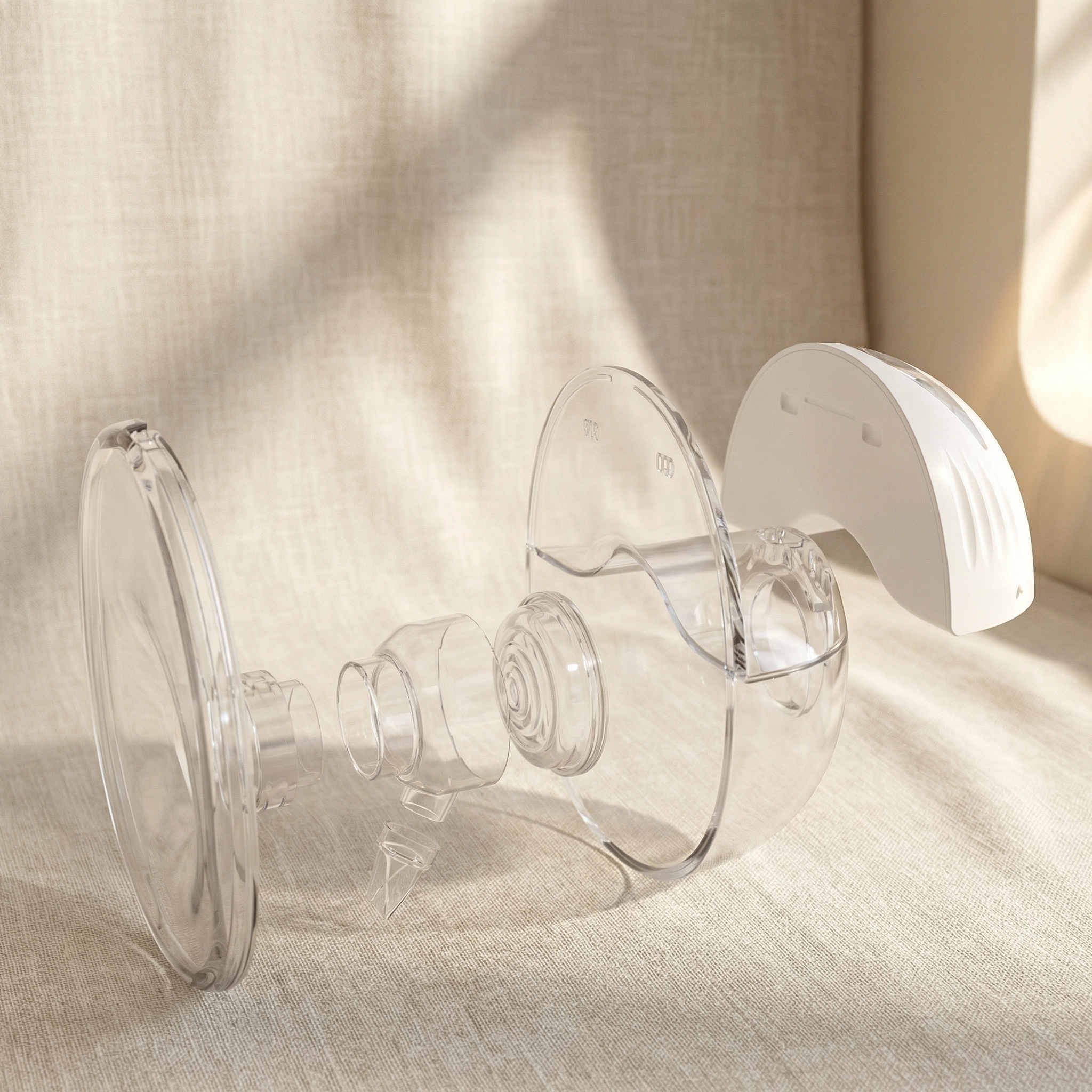 210ml Hands-Free Portable Breast Pump — Discreet & Rechargeable | Momizy Switzerland