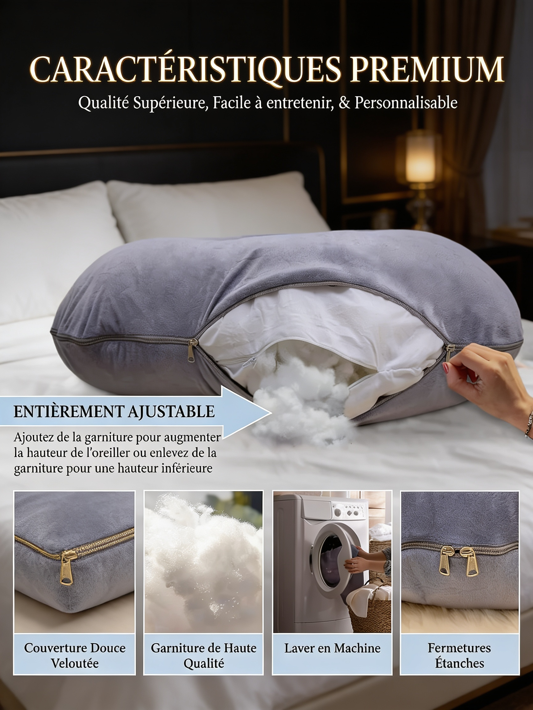 Coussin de Grossesse en U