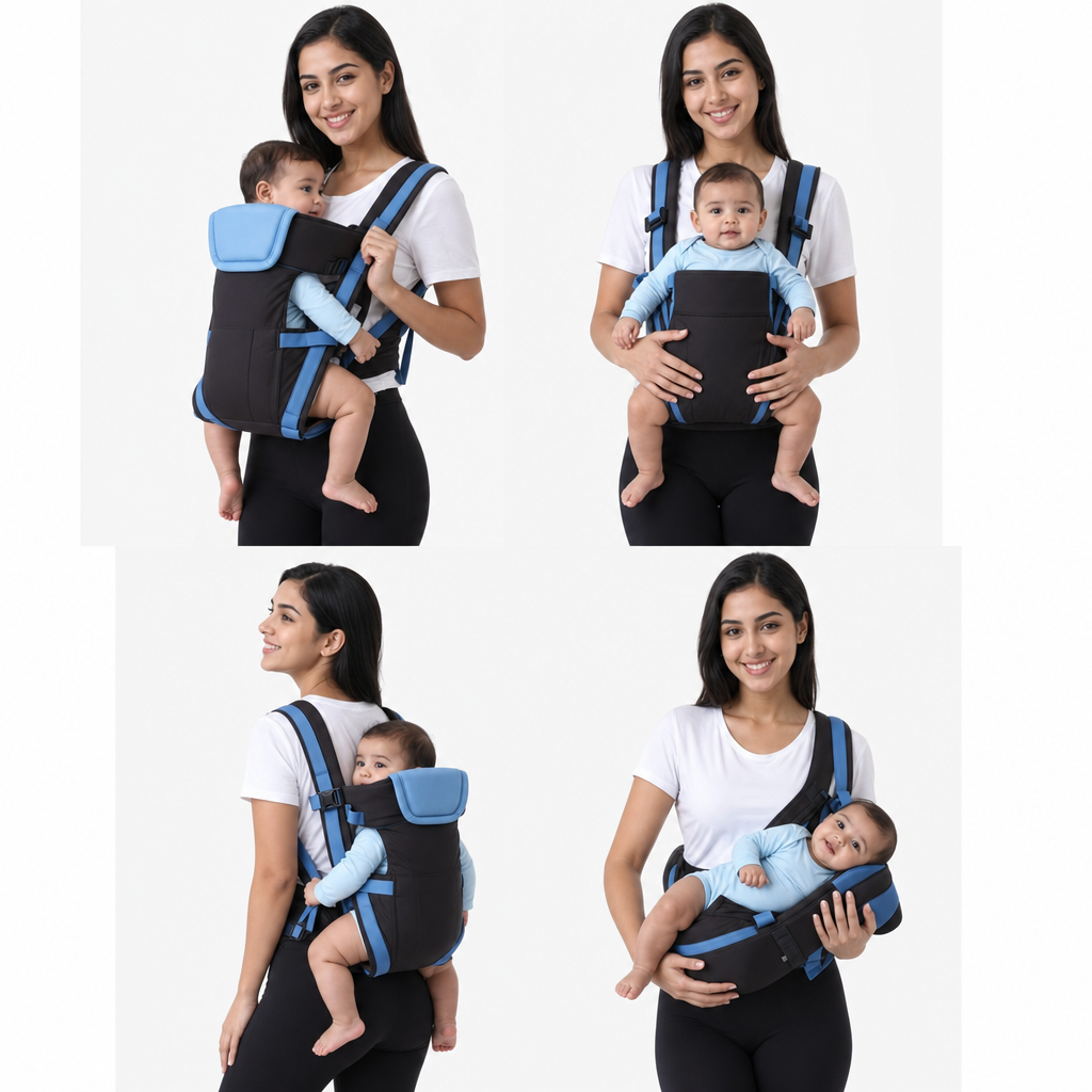 Porte-Bébé Ergonomique 4 en 1. De la Naissance à 3 Ans | Momizy Suisse